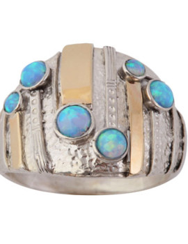 Opál köves gyűrű