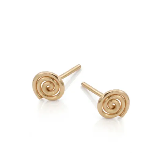 mini spirál bedugós fülbevaló